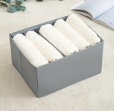 Boite rangement pantalon jeans serviettes de visage