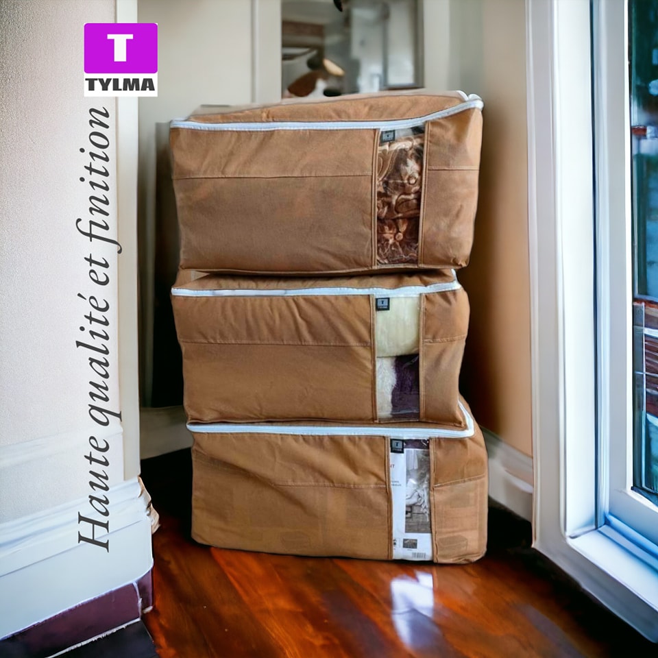 Pack sac de rangement couettes vetements