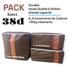 Sac rangement couverture vêtements